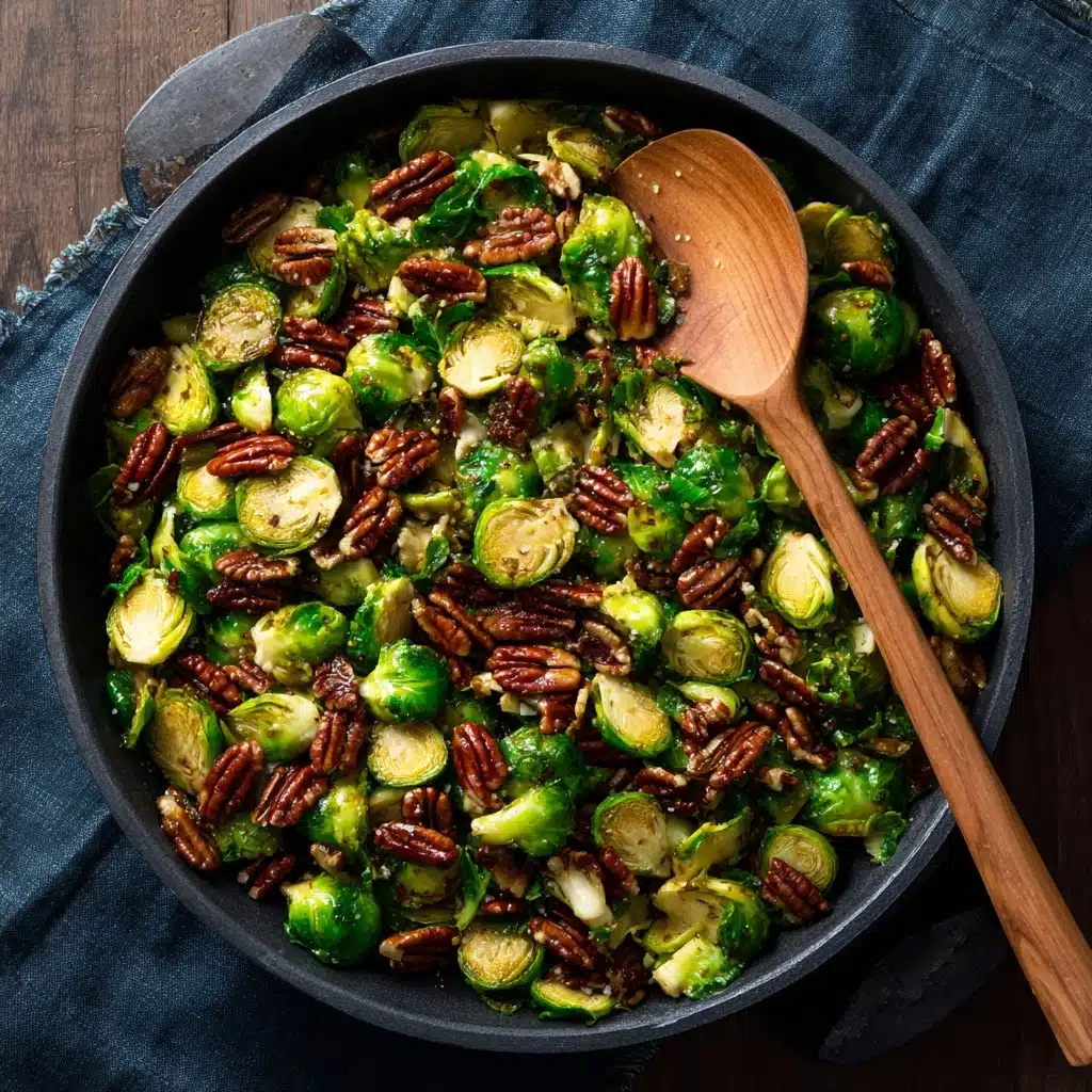 Maple Pecan Brussels Sprouts Recipe - Recipe Image