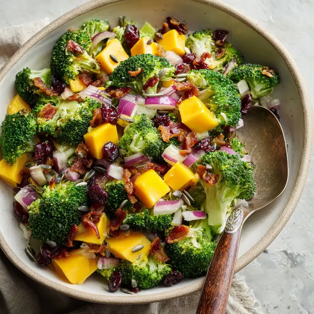 Broccoli Salad with Lemon Poppy Seed Yogurt Dressing Recipe - Recipe Image