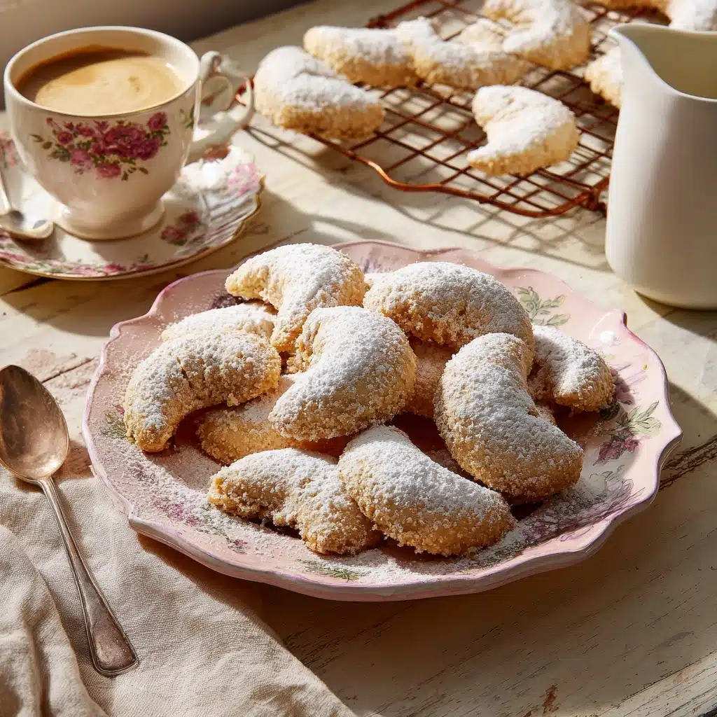 Almond Crescent Cookies Recipe - Recipe Image