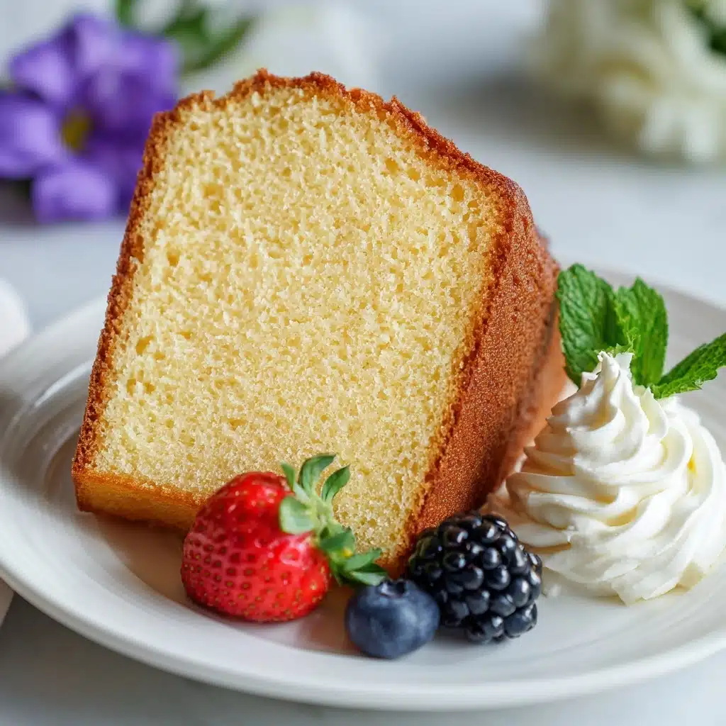 Perfect Cream Cheese Pound Cake Recipe - Recipe Image