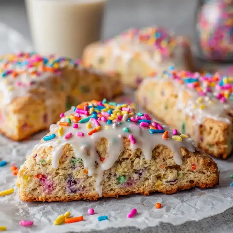 Rainbow Sprinkle Scones Recipe