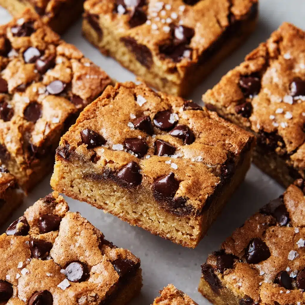 Soft & Chewy Chocolate Chip Cookie Bars Recipe - Recipe Image