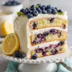 Lemon Blueberry Layer Cake Recipe