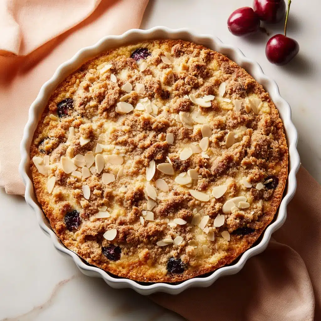 Cherry Almond Buckle Recipe