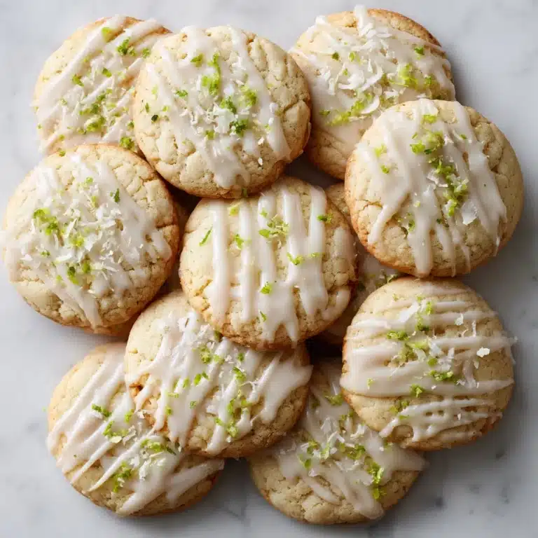 Glazed Coconut Lime Cookies Recipe