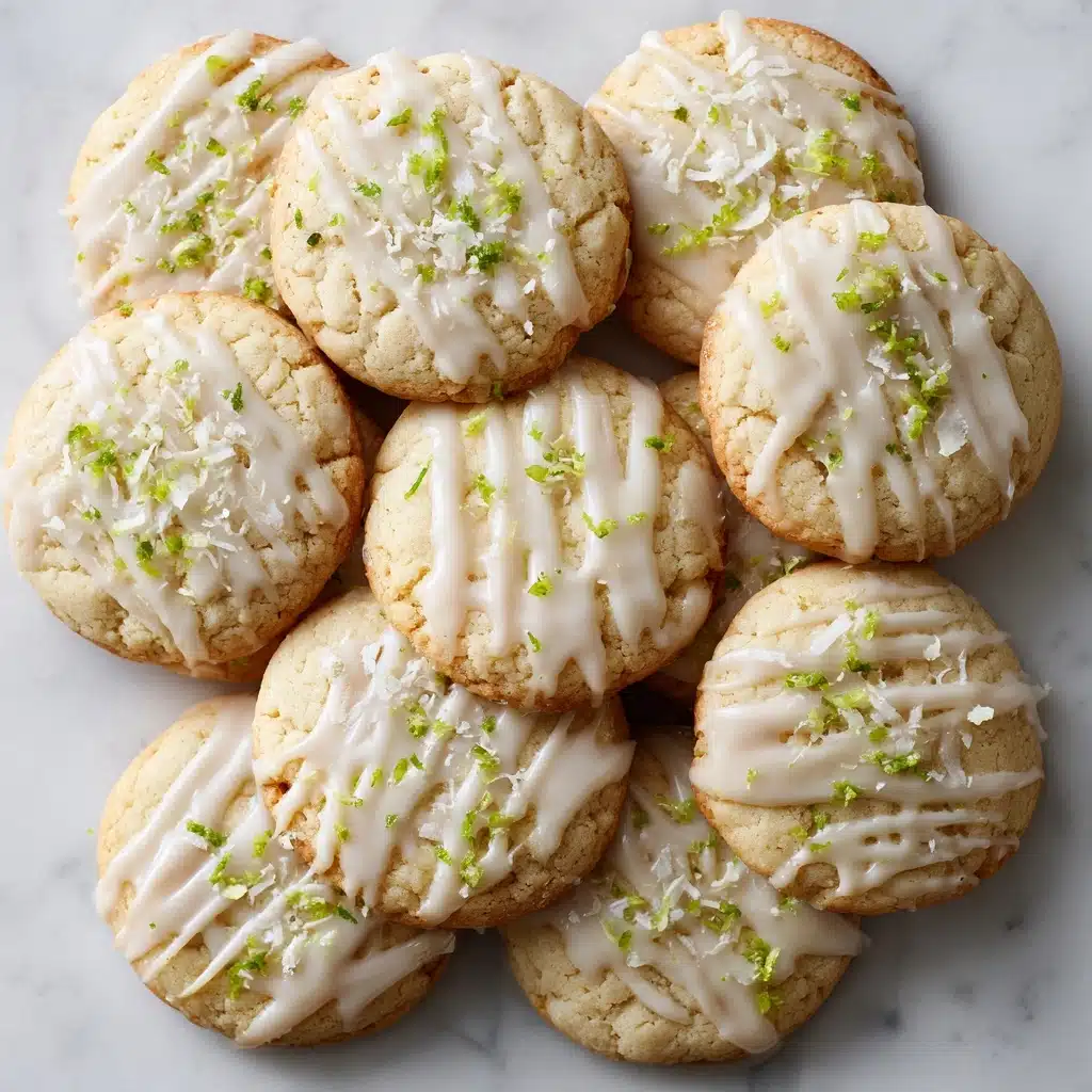 Glazed Coconut Lime Cookies Recipe