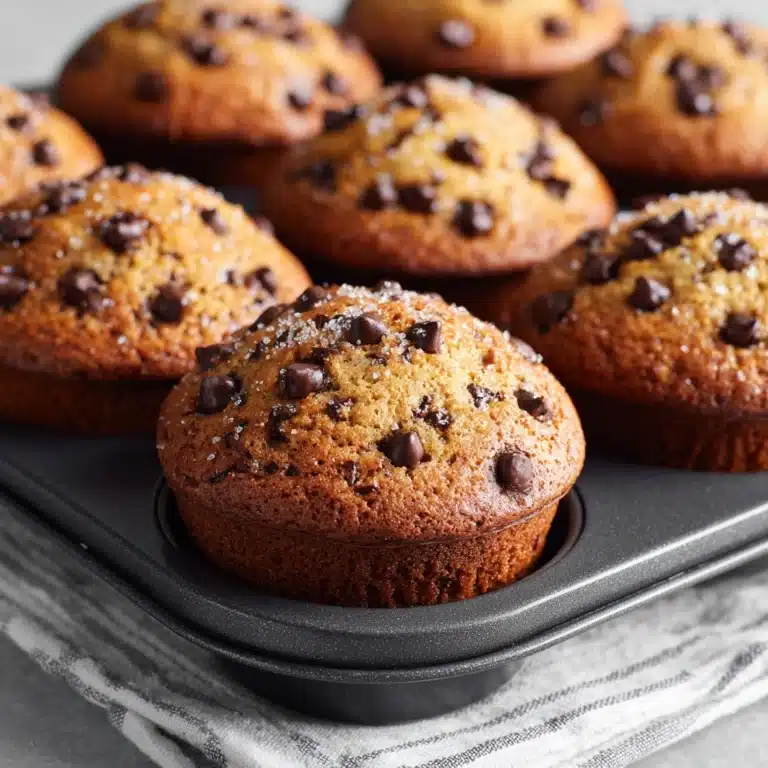 Bakery-Style Chocolate Chip Muffins Recipe