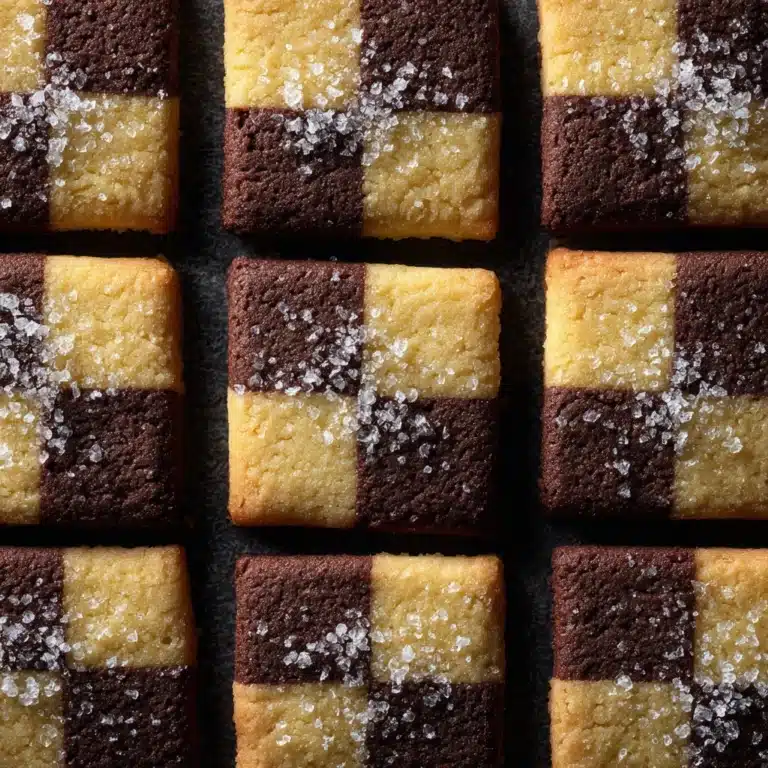 Mint Chocolate Checkerboard Cookies Recipe