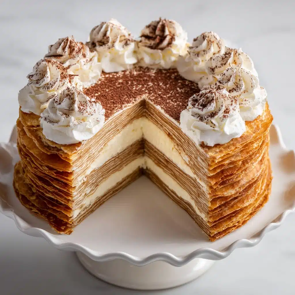 Tiramisu Crepe Cake Recipe - Recipe Image