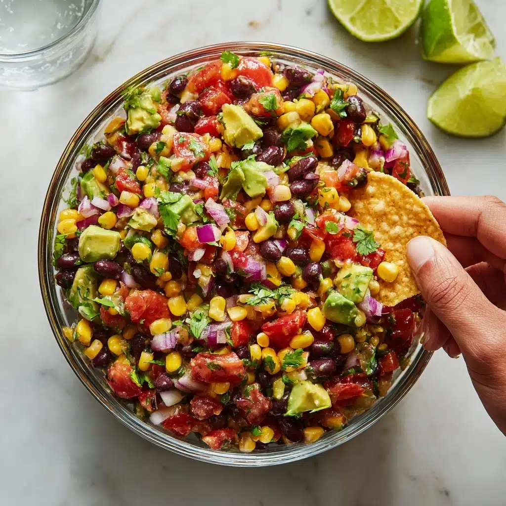 Corn, Black Bean & Avocado Salsa Recipe - Recipe Image