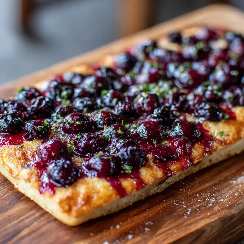 Sourdough Focaccia with Grapes and Rosemary Recipe - Recipe Image