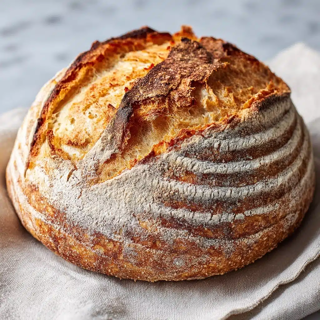 No-Knead Sourdough Bread Recipe - Recipe Image
