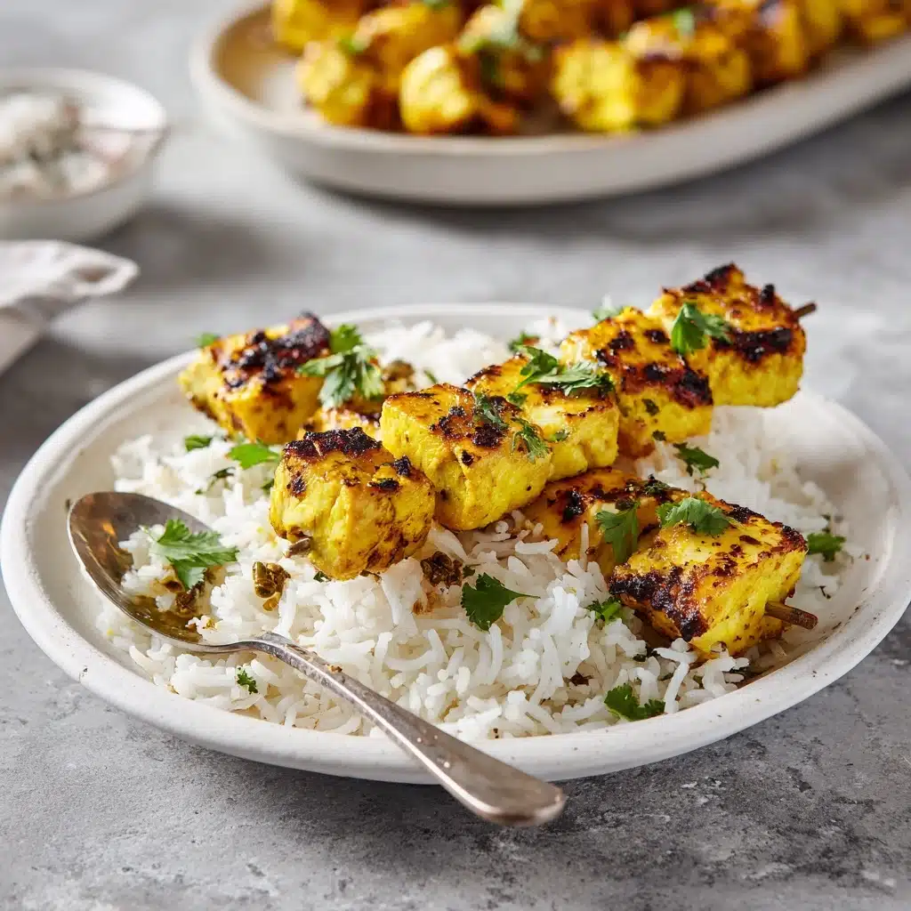Turmeric Chicken Kebabs Recipe - Recipe Image