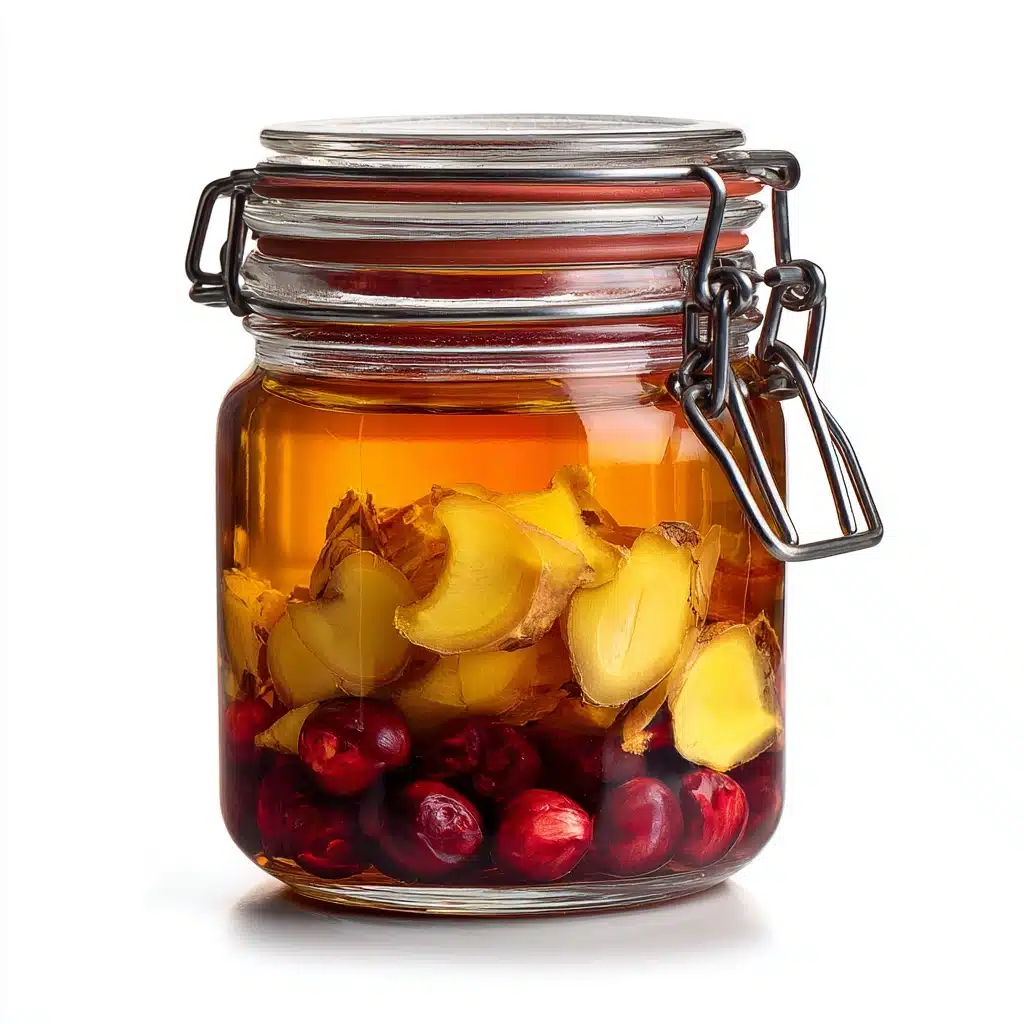 Honey-Fermented Cranberries Recipe - Recipe Image