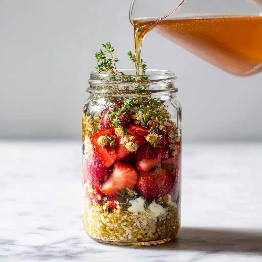 Strawberry and Herb Shrub Recipe - Recipe Image