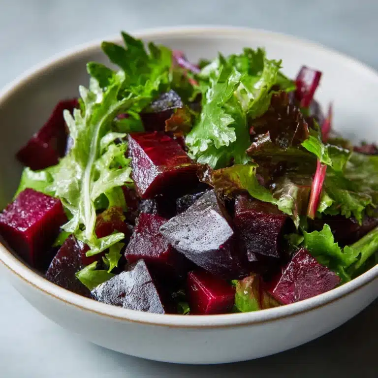 Beet Salad with Basil and Olive Oil Recipe