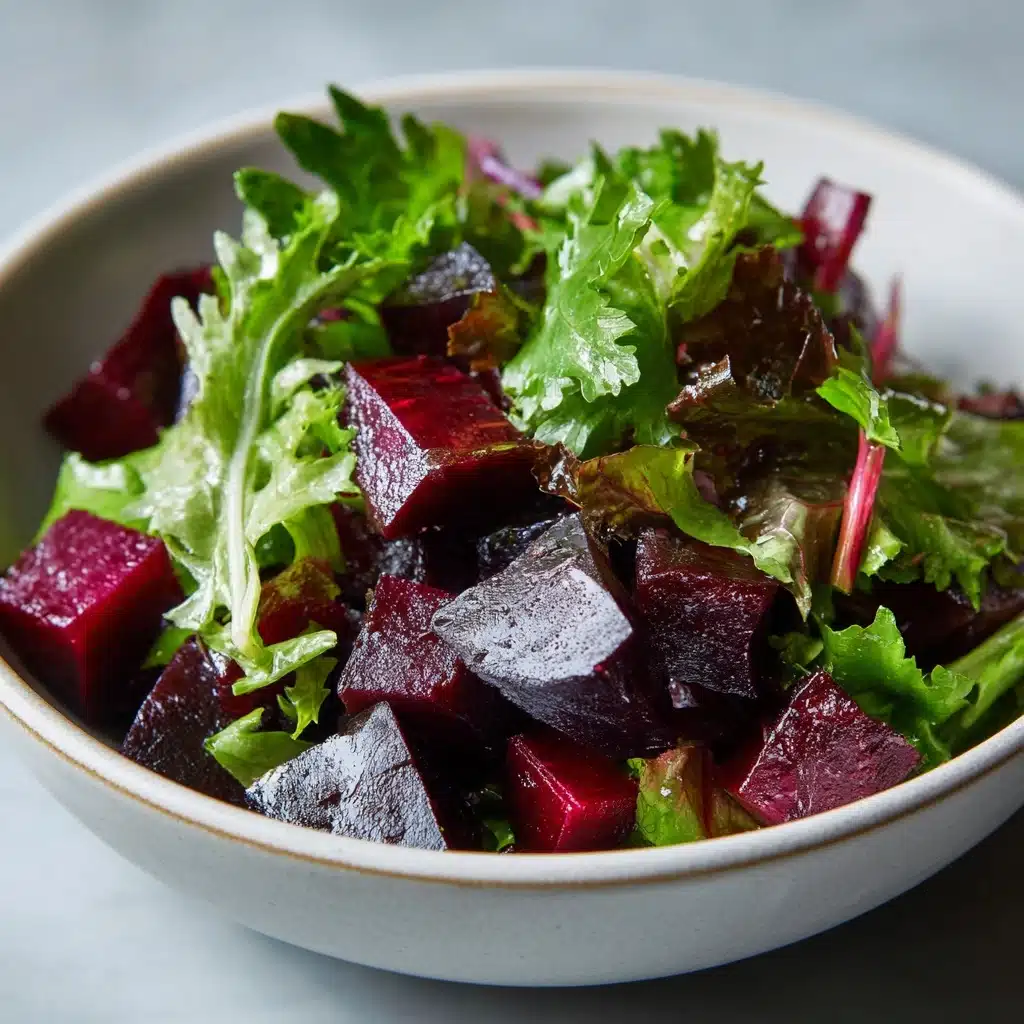 Beet Salad with Basil and Olive Oil Recipe - Recipe Image