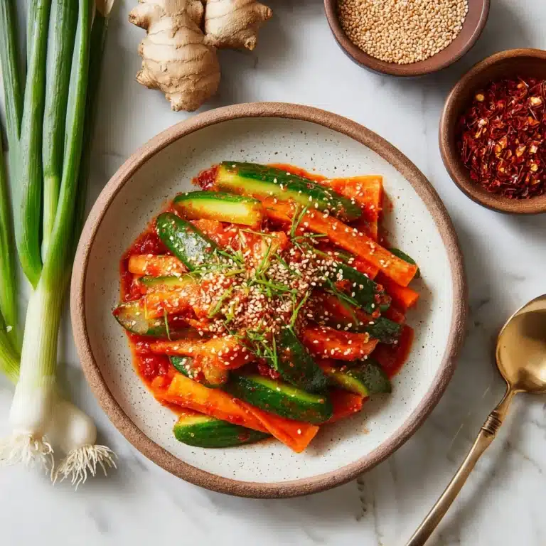 Cucumber Kimchi Recipe
