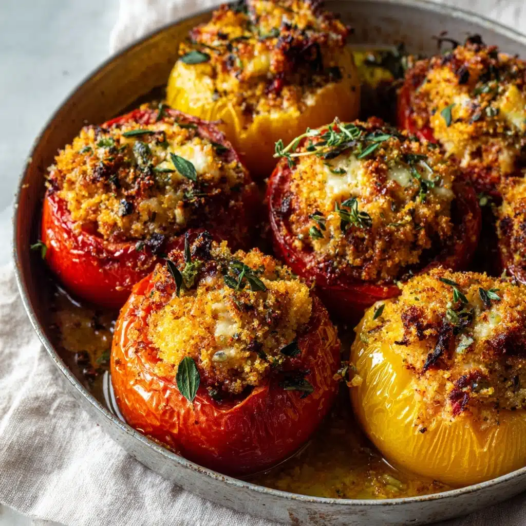Stuffed Heirloom Tomatoes Recipe - Recipe Image