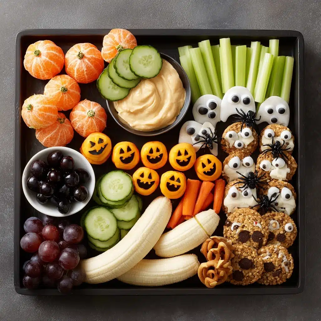 Healthy Halloween Snack Tray Recipe - Recipe Image