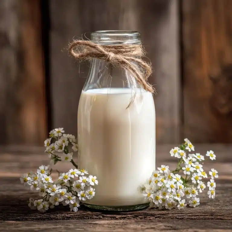 Organic Raw Milk Dairy Recipe