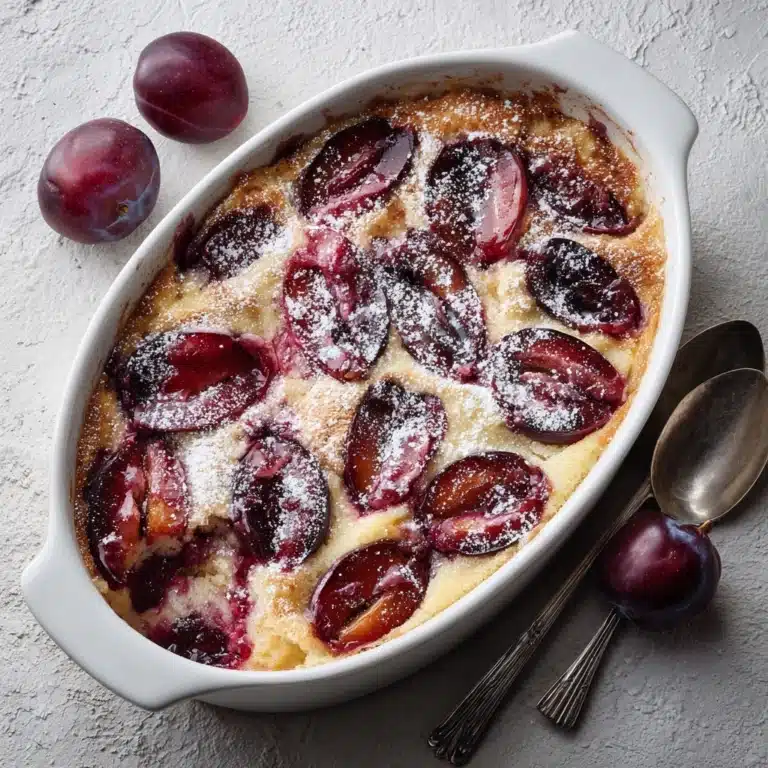 Plum Clafoutis Recipe