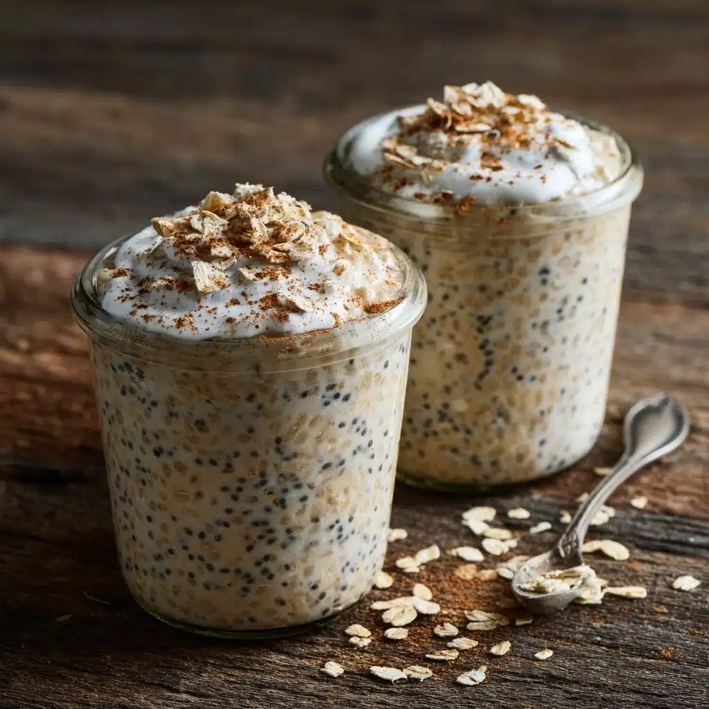 Cinnamon Bun Overnight Oats Recipe