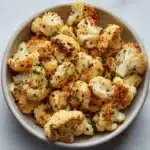 Garlic Butter Roasted Cauliflower Recipe