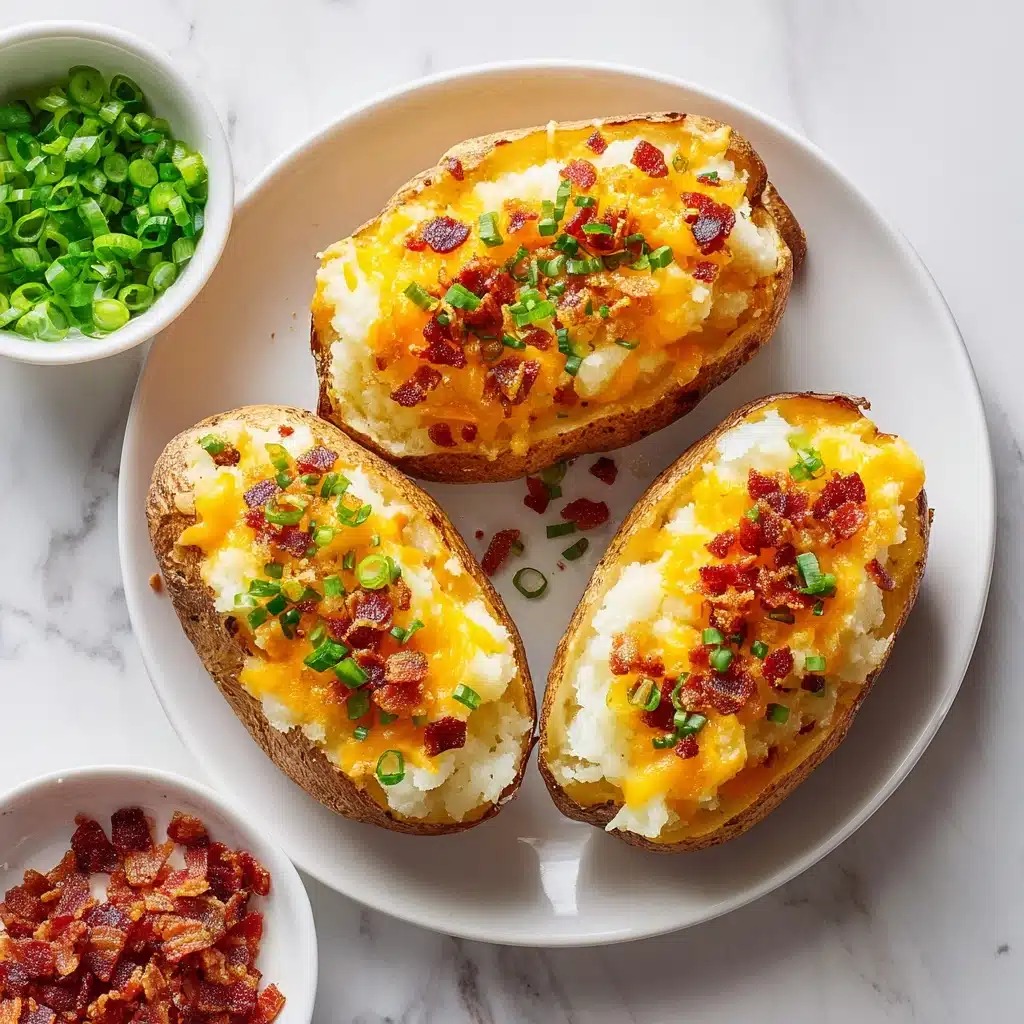 Air Fryer Twice Baked Potatoes Recipe