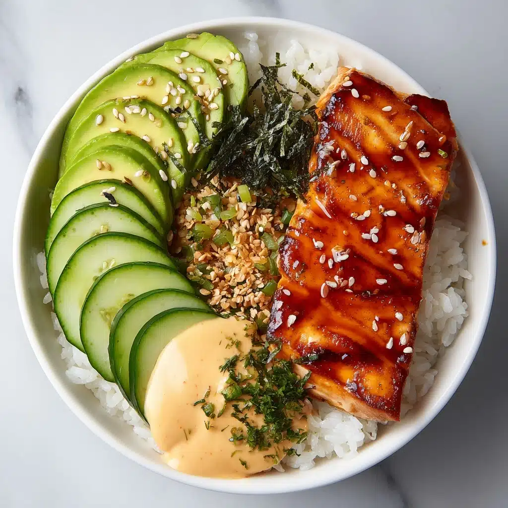 Baked Salmon Sushi Bowl Recipe - Recipe Image