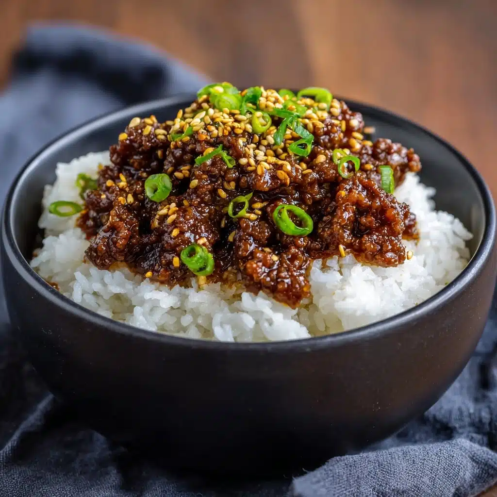Korean Ground Beef Bowl Recipe - Recipe Image