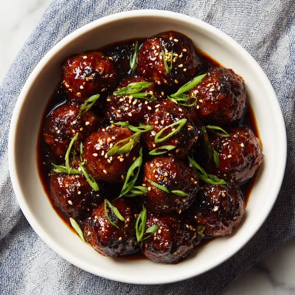 Asian Crockpot Meatballs Recipe