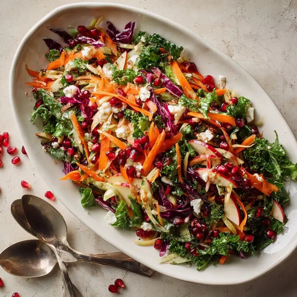 Winter Salad with Tangy Homemade Vinaigrette Recipe