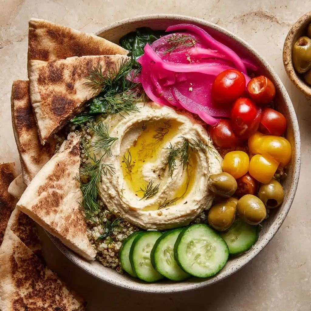 Mediterranean Hummus Bowls Recipe - Recipe Image