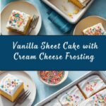 Vanilla Sheet Cake with Cream Cheese Frosting Recipe