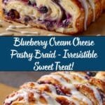 Blueberry Cream Cheese Pastry Braid Recipe