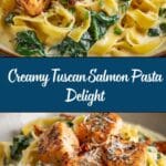 Creamy Tuscan Salmon Pasta Recipe