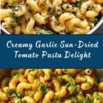 Creamy Garlic Sun-Dried Tomato Pasta Recipe