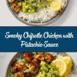 Chipotle Chicken with Chunky Pistachio Sauce Recipe