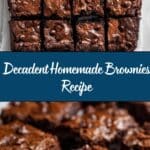 Homemade Brownies Recipe