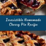 Homemade Cherry Pie (With Thick Filling) Recipe