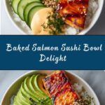 Baked Salmon Sushi Bowl Recipe