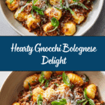 Gnocchi Bolognese Recipe