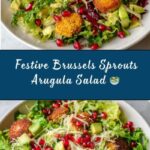 Brussels Sprouts Arugula Salad with Pomegranate and Parmesan Recipe