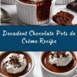 Easy Chocolate Pots de Crème Recipe