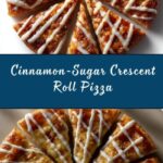 Cinnamon-Sugar Pizza Made with Crescent Rolls Recipe