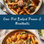 No-Boil Baked Penne with Meatballs Recipe