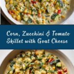 Corn, Zucchini & Tomatoes with Goat Cheese Recipe