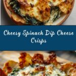 Spinach Dip Cheese Crisps Recipe