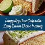 Key Lime Cake with Key Lime Cream Cheese Frosting Recipe